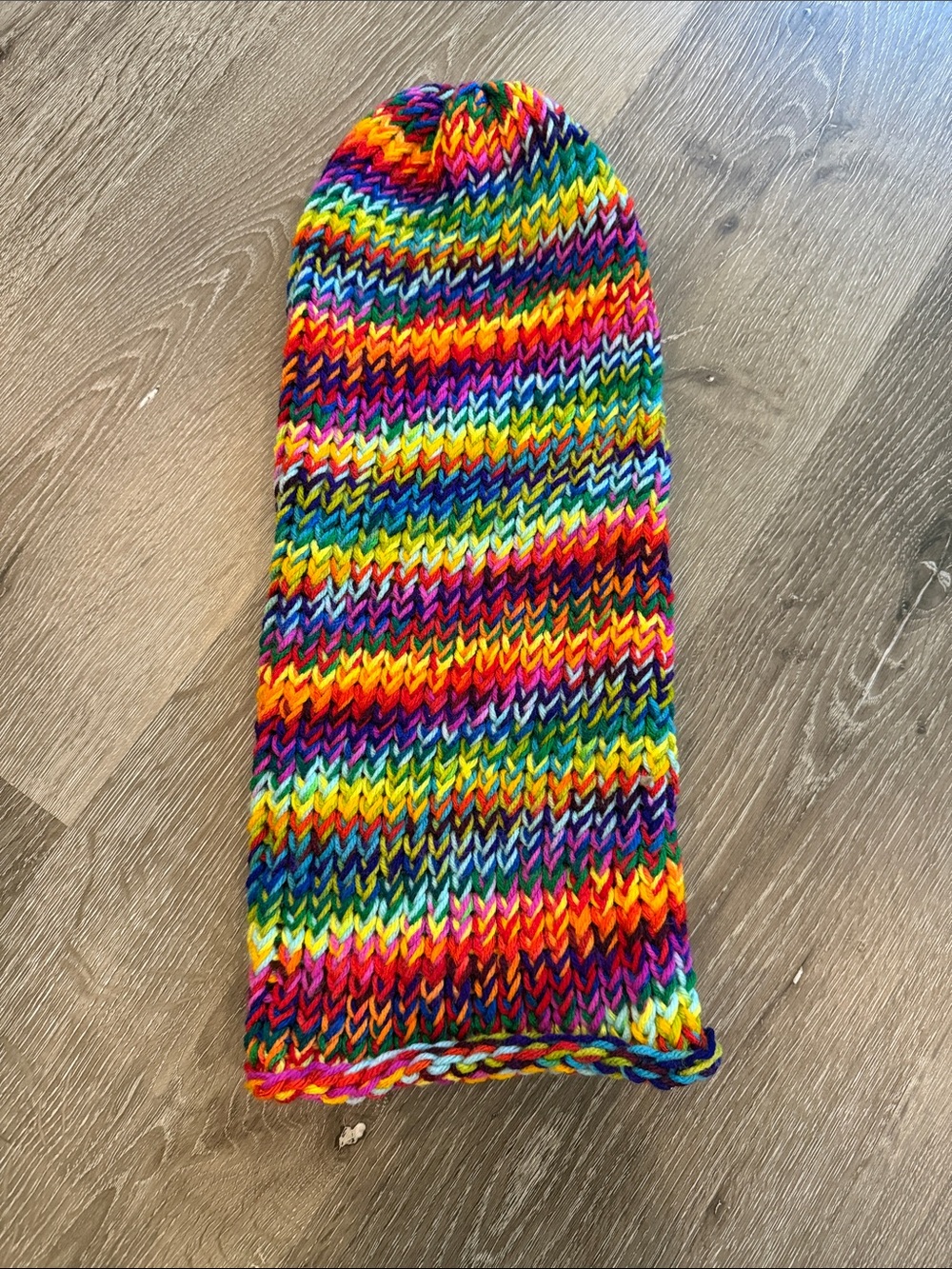 Handmade Multicolor Knit Beanie
